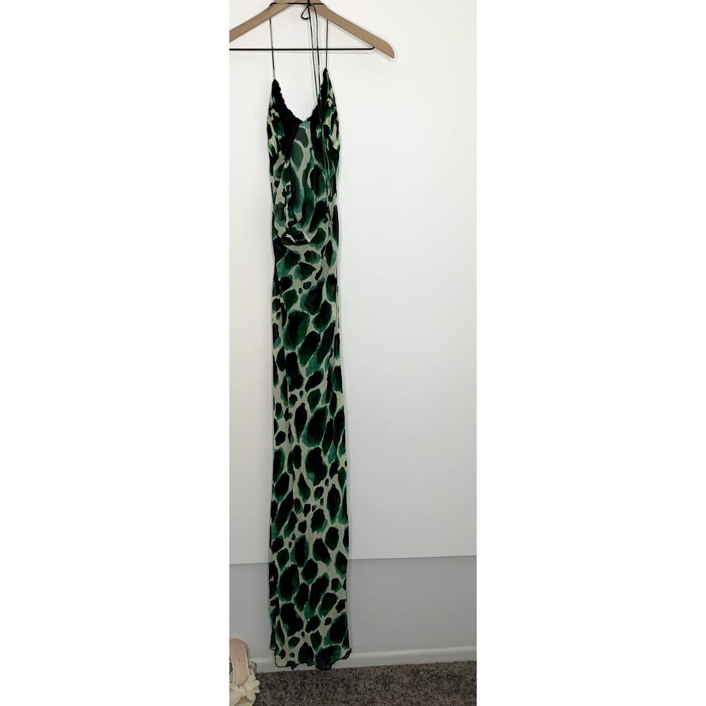 Rat & Boa Vivi Maxi Dress Womens Green New Large - Picture 3 of 16